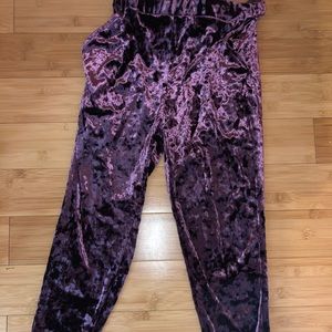 Velvet Joggers